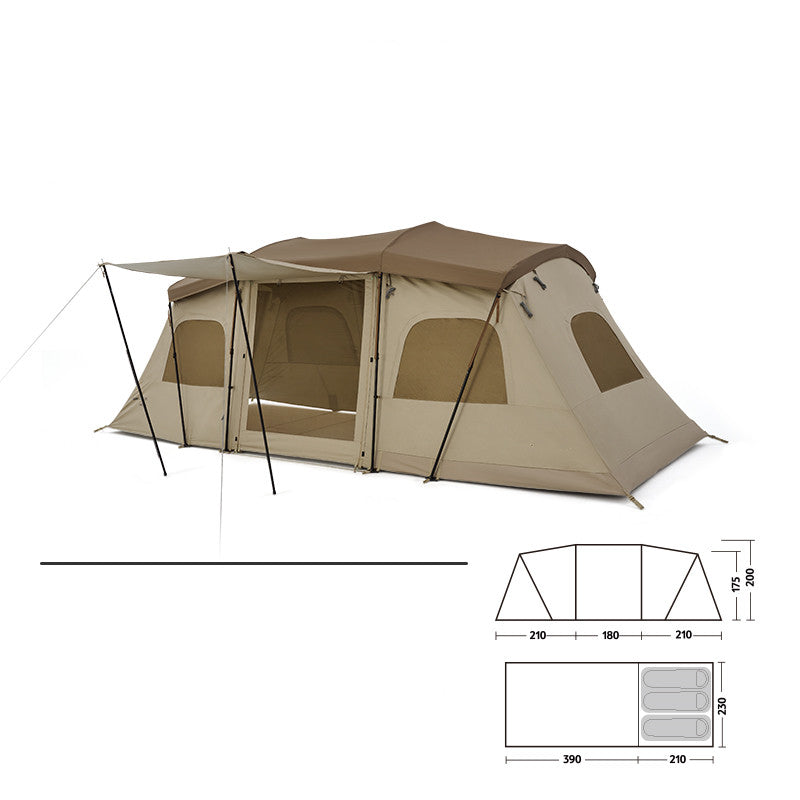 Outdoor Camping Speed Opening Tunnel Tent Rain And Sun Protection - EDC Italia