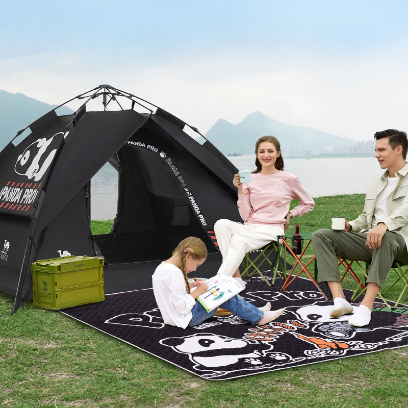 Outdoor Folding Portable Double Thickened Rain Proof Fully Automatic Speed Open Wilderness Camping Tent - EDC Italia