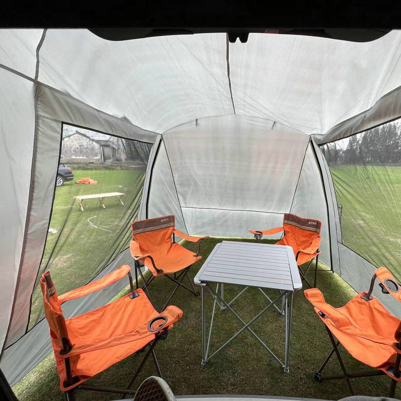 Outdoor Self-driving Travel Camping Barbecue Car Tail Extension Tent Multi-person Rain-proof Sunshade Trunk Tent - EDC Italia