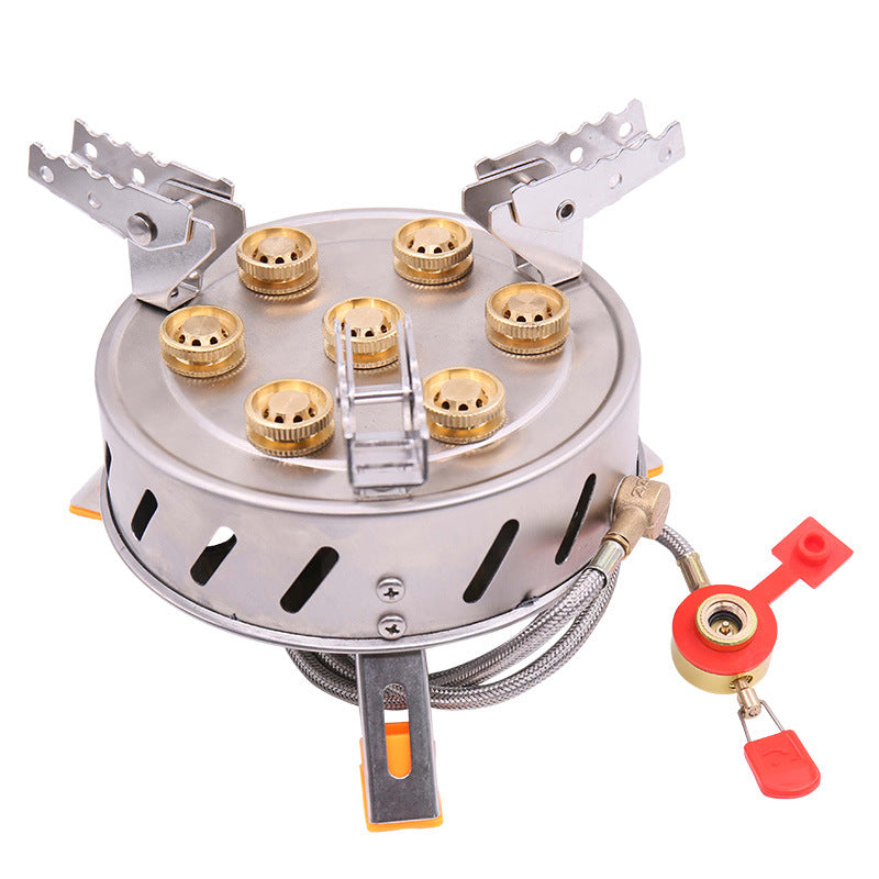 Camping Stove 7-burner Outdoor Stove - EDC Italia