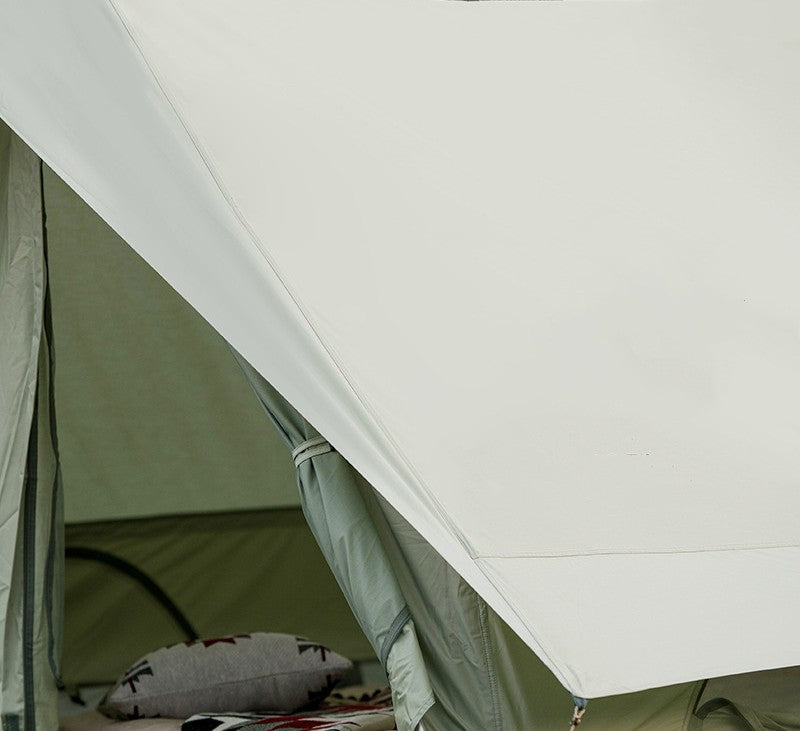 Exquisite Camping Outdoor Family Light Luxury Large Space Camping Cotton Tent - EDC Italia