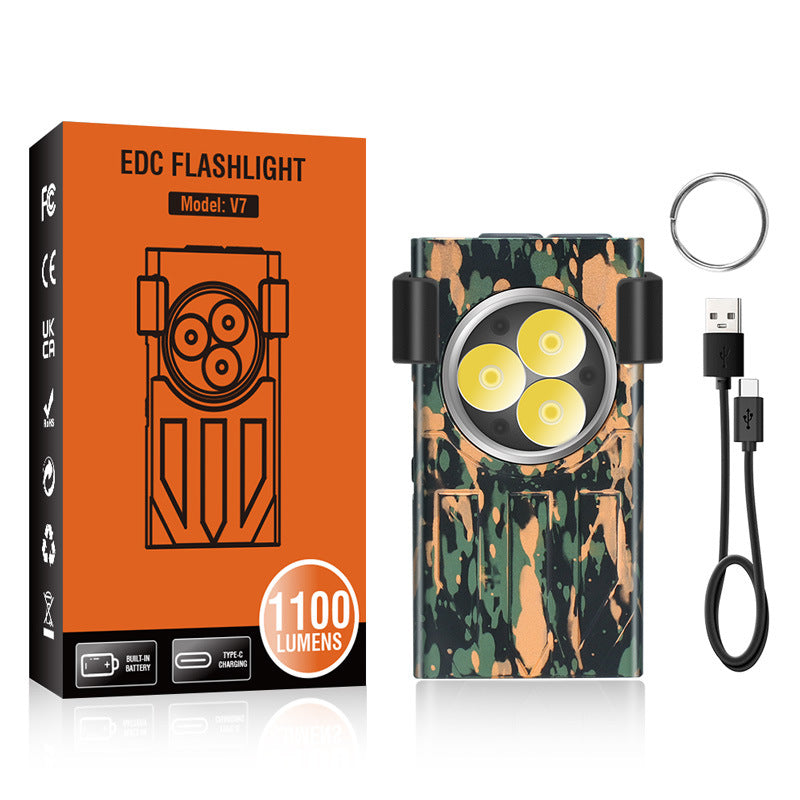 Fashion New EDC Multi-function Torch