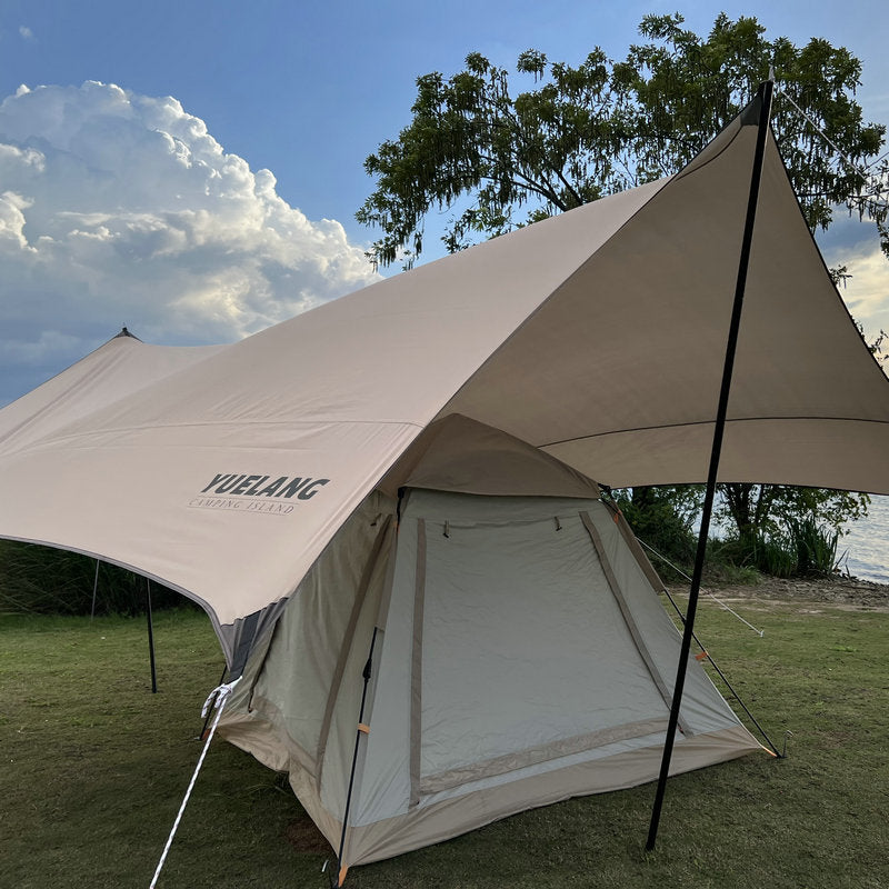 Oxford Cloth Camping Tent Sunshade And Rain Proof - EDC Italia