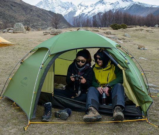 Outdoor Camping And Mountaineering Double Tent For Rainstorm Protection - EDC Italia