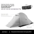 Ultra-light Stormproof And Wind-resistant Outdoor Camping Tent - EDC Italia