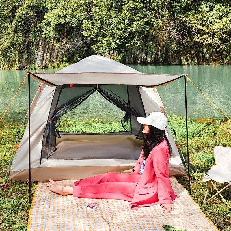 Fully Automatic Speed  Beach Camping Tent Rain Proof Multi Person Camping - EDC Italia