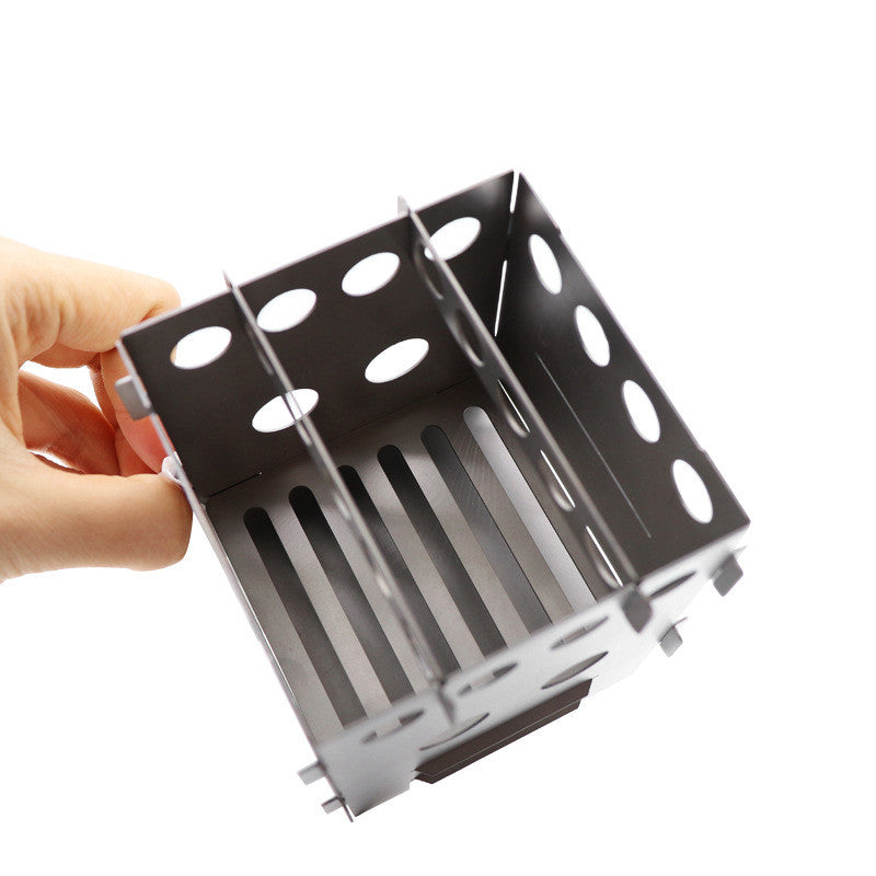 Pure Titanium Alloy Firewood Mountaineering Camping Stove - EDC Italia