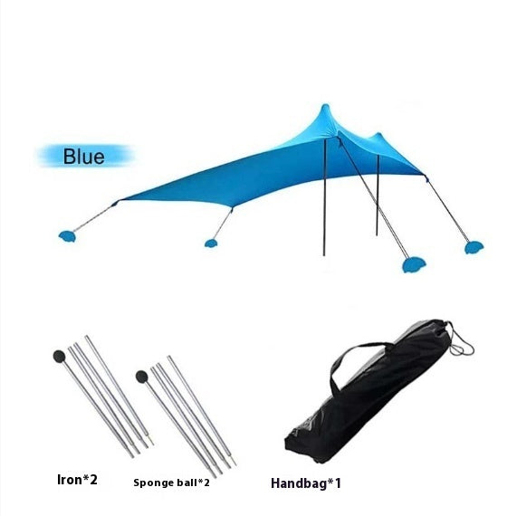 UV And Rainproof Awning Outdoor Camping Tent - EDC Italia