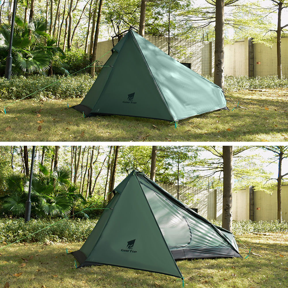High-end Light Portable Climbing Pyramid Poleless Tent - EDC Italia