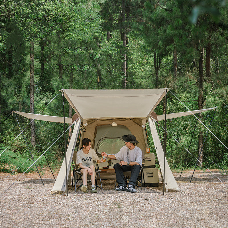 Outdoor Camping Speed Opening Tunnel Tent Rain And Sun Protection - EDC Italia
