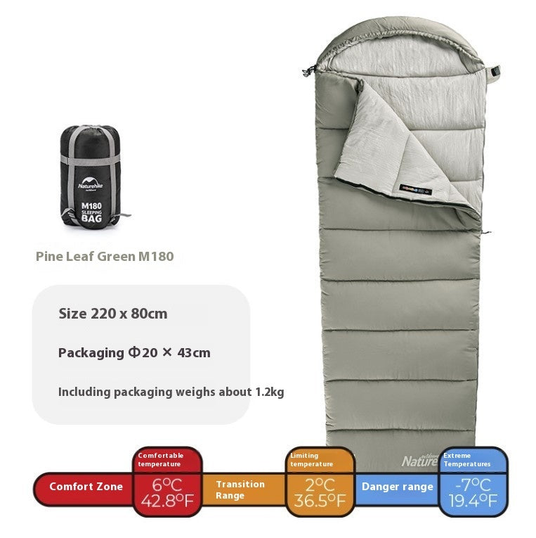 Washable And Spliced Double-person Tent Camping Portable Sleeping Bag - EDC Italia