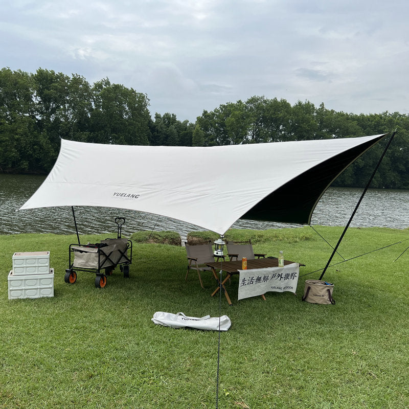 Camping Tent Outdoor Portable Black Glue - EDC Italia