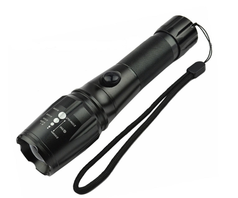 LED aluminum alloy Q5 glare flashlight