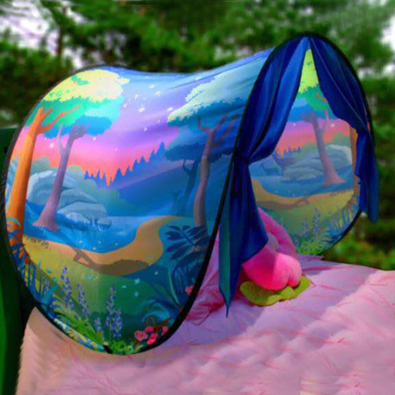 Folding children's tent Starry tent Fantasy tent Indoor bed mosquito net - EDC Italia