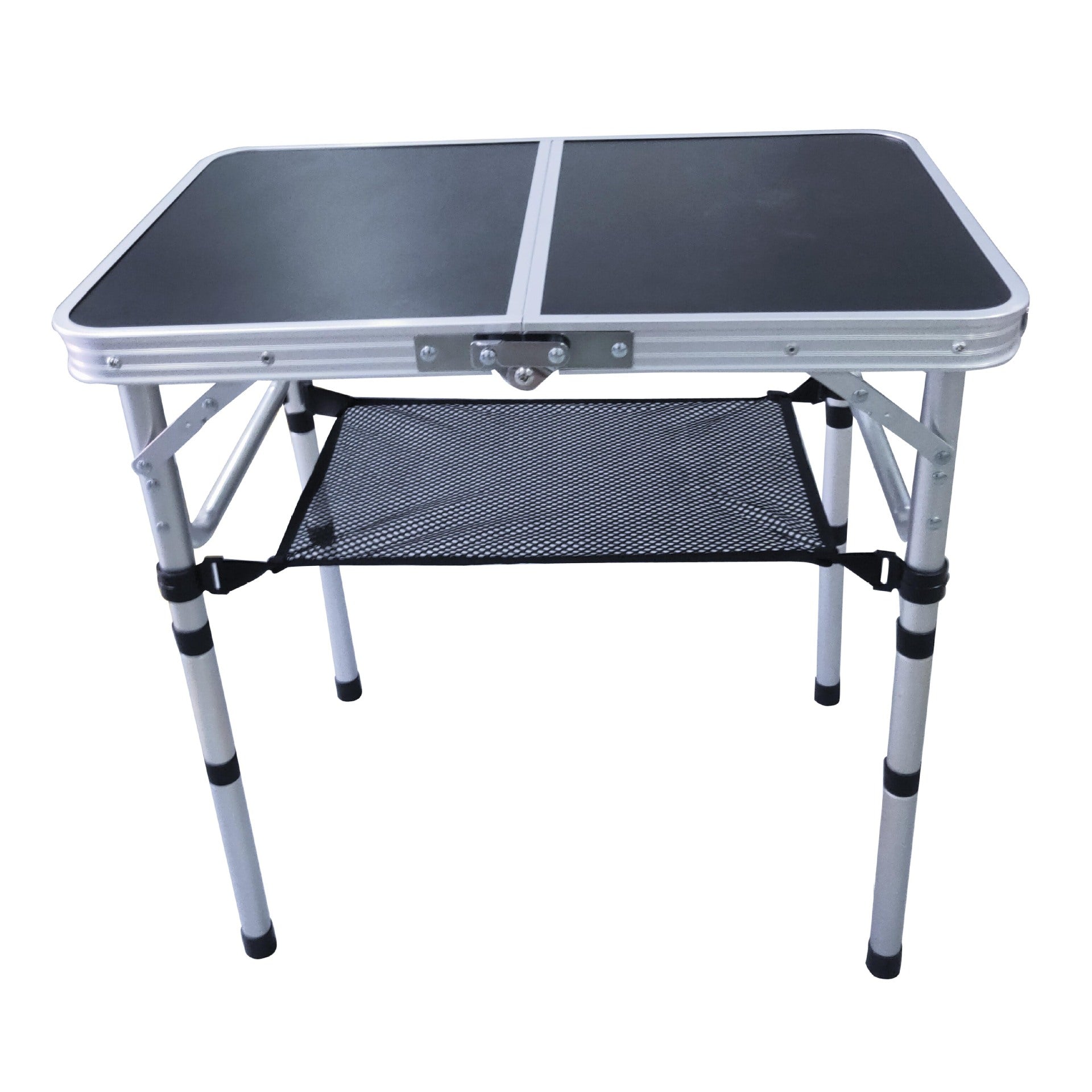 AMZ Small Ruler Camping Table 604060 Two Fold Foldable Camping Picnic With Net - EDC Italia