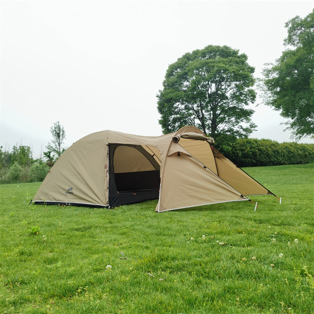 Camping Aluminum Pole Anti-Heavy Rain Water Family Tent Outdoor Equipment - EDC Italia