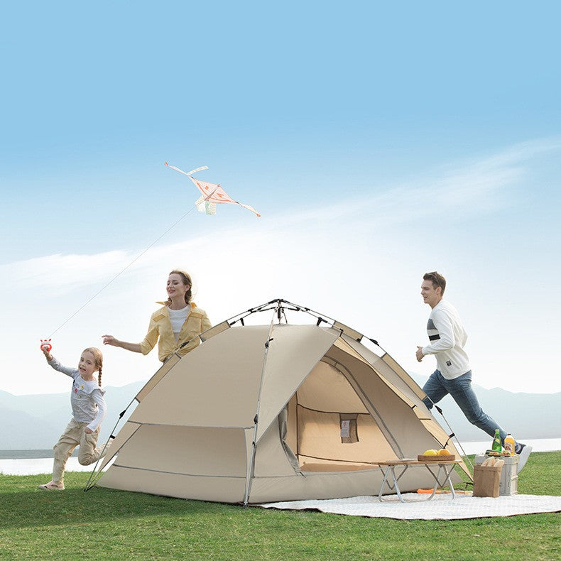 Outdoor Fully Automatic Pop Open Camping Sunscreen Rain Easy Storage Folding Tent - EDC Italia
