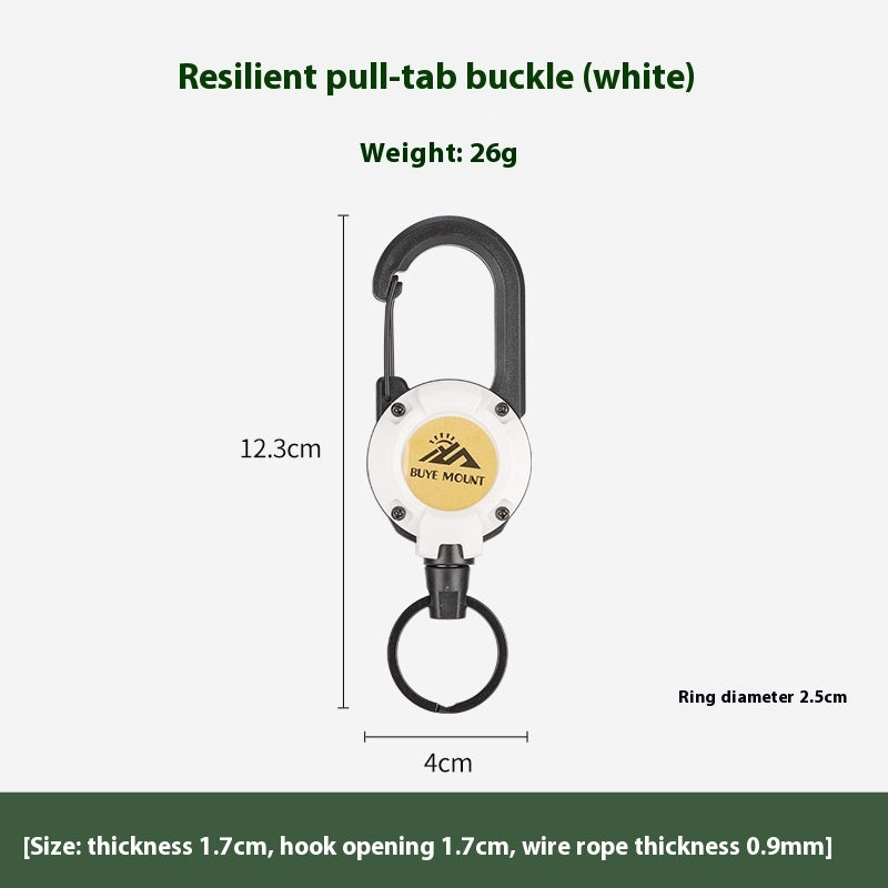 Outdoor Camping Tactical Easy Pull Retractable Buckle - EDC Italia
