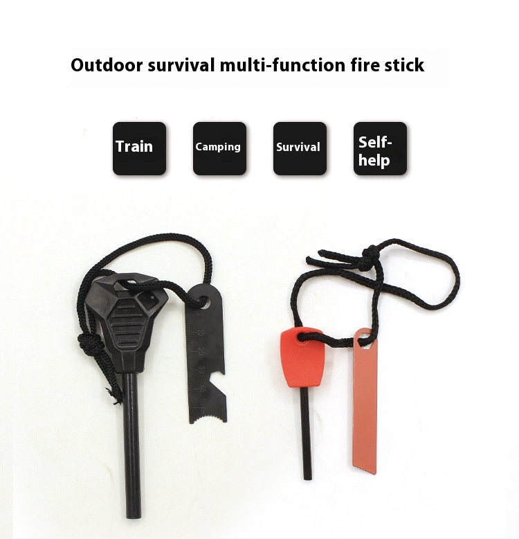 Outdoor Camping Stainless Steel Multifunctional Flint - EDC Italia