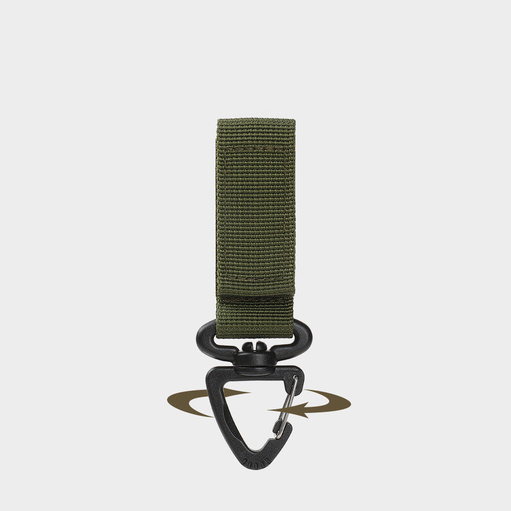 Outdoor Tactical Backpack Swivel Triangle Keychain