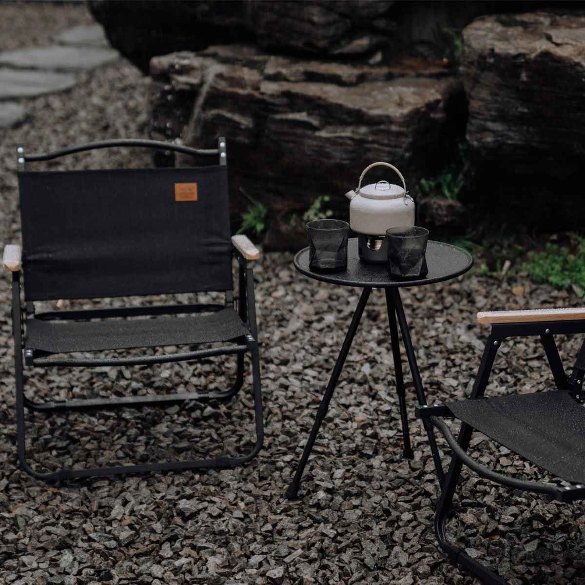 Outdoor Camping Folding Aluminum Alloy Tripod Table - EDC Italia