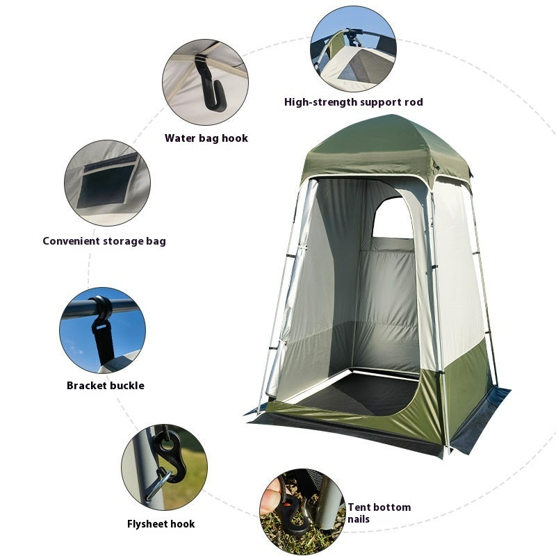 Outdoor Single Shower Dressing Camping Tent - EDC Italia