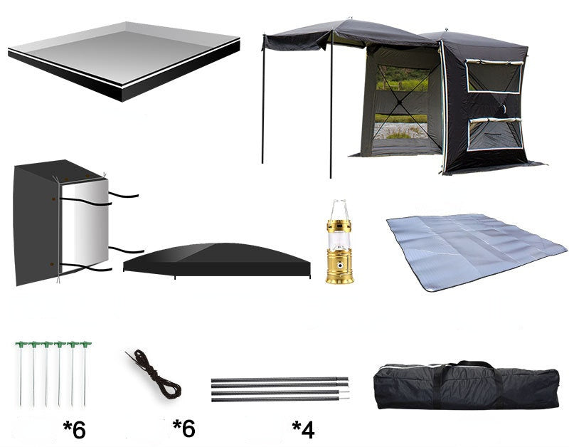Rear Extension Tent Canopy Portable Multi-function - EDC Italia