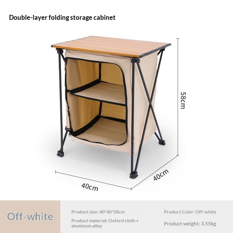 Outdoor Camping Folding Storage Cabinet Table - EDC Italia