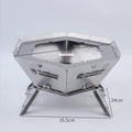 Portable Kebabs Outdoor Camping Charcoal Barbecue Grill - EDC Italia
