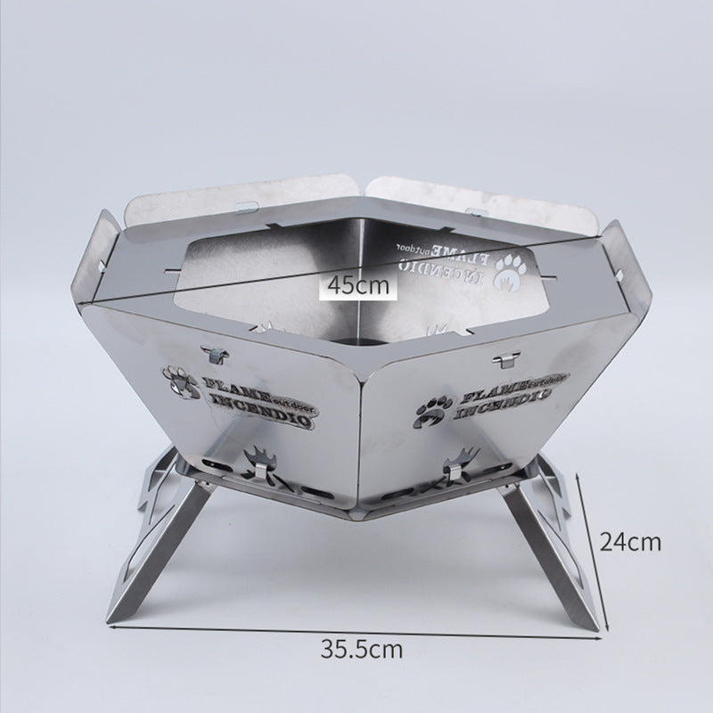 Portable Kebabs Outdoor Camping Charcoal Barbecue Grill - EDC Italia
