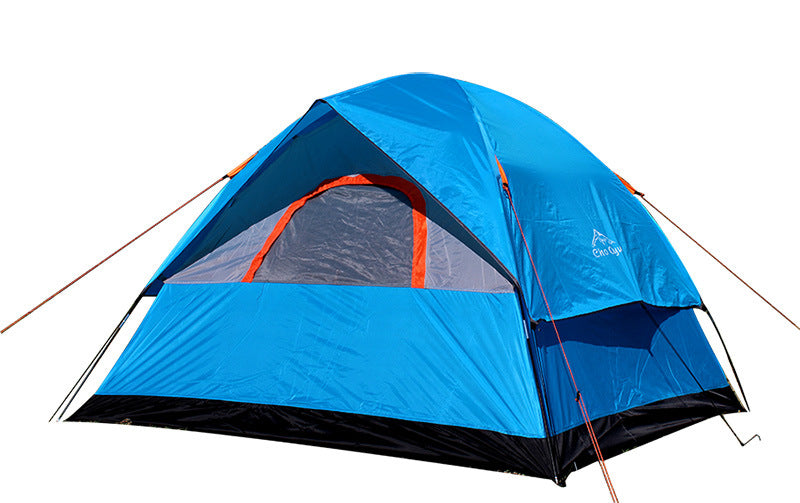 Tent 4 People To Build A Double Deck Family Outdoor Camping Travel Tent - EDC Italia