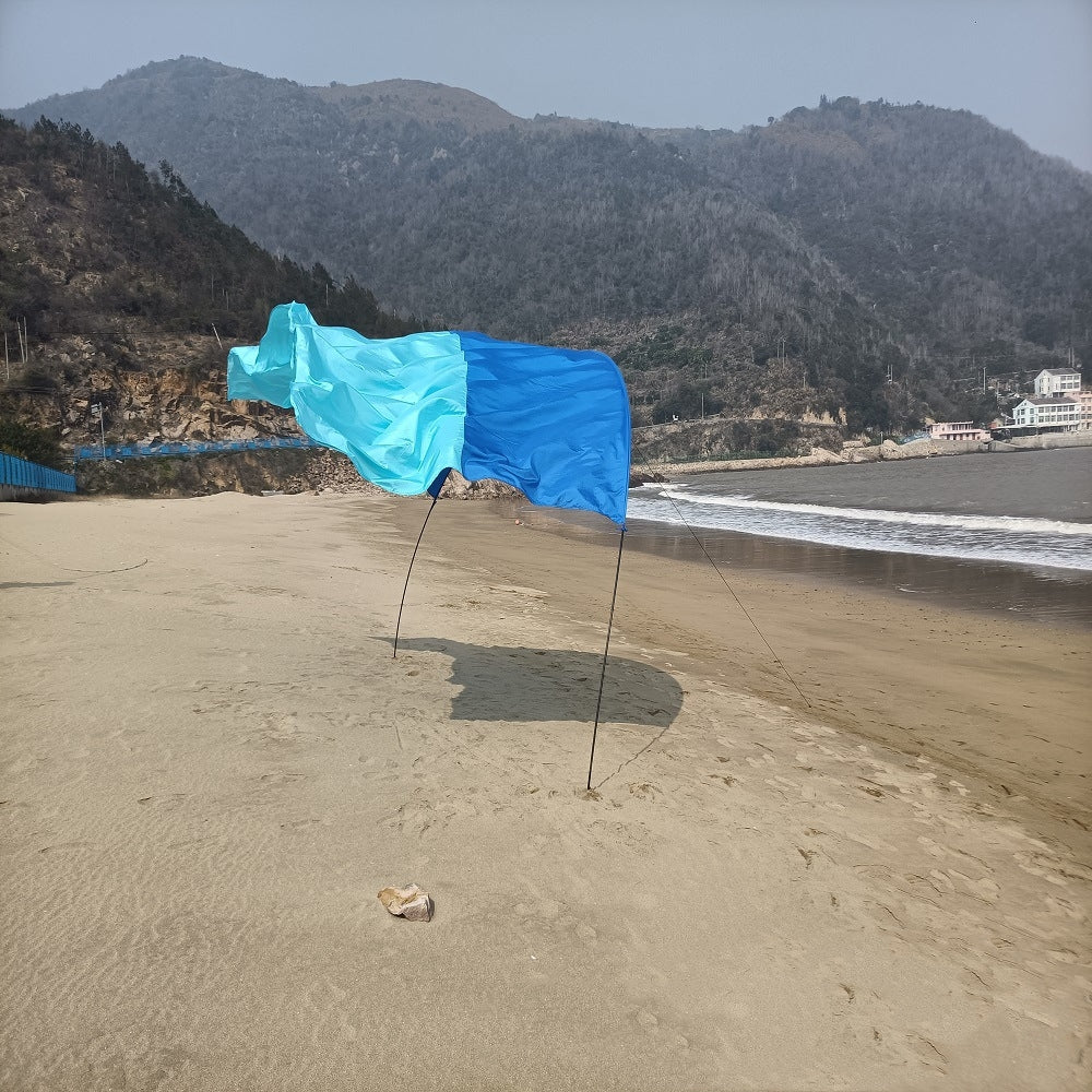 Nylon Waterproof Sunshade Seaside Vacation Beach Canopy Tent - EDC Italia