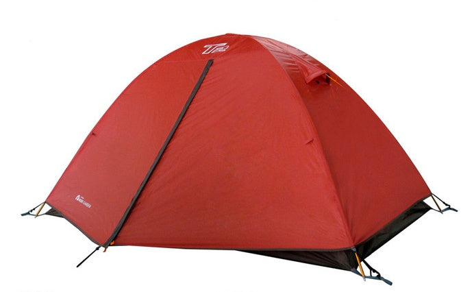 Double Aluminum Pole Rainproof Canopy Camping Climbing Tent - EDC Italia