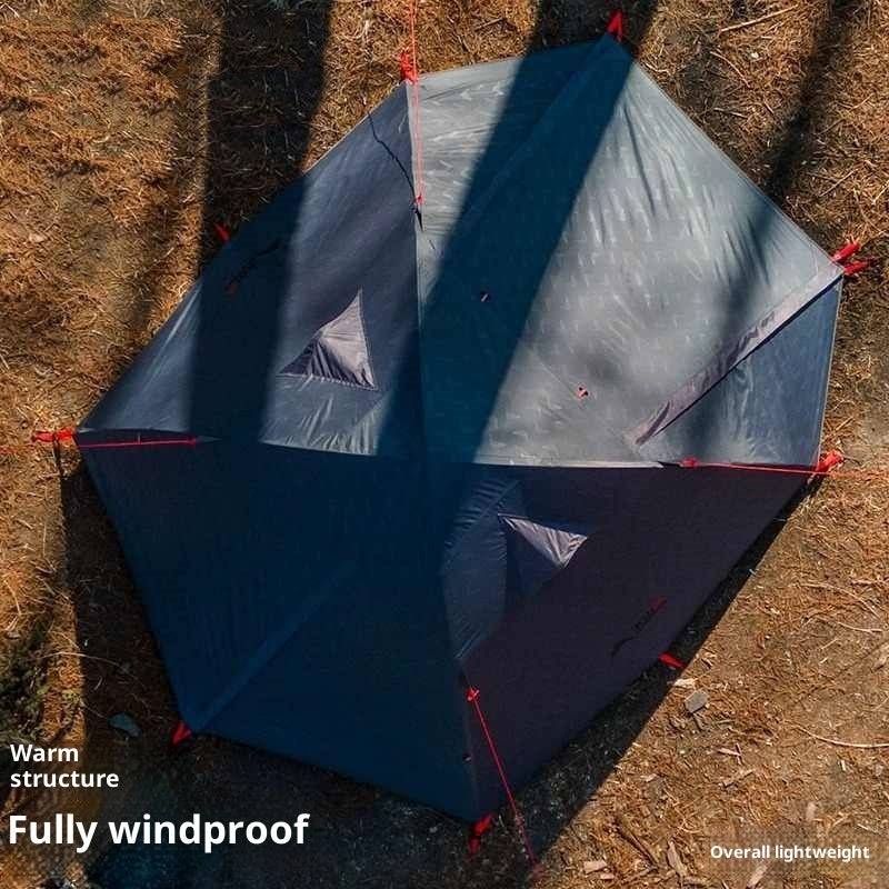 Professional Camping Tent With Ultra-light Aluminum Poles For Outdoor Storm Protection - EDC Italia