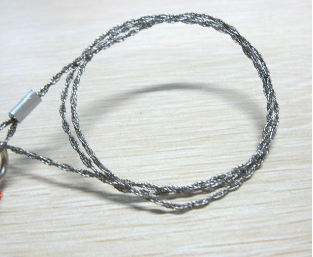 Multifunctional outdoor line according to the survival saw, wire saw, wire saw