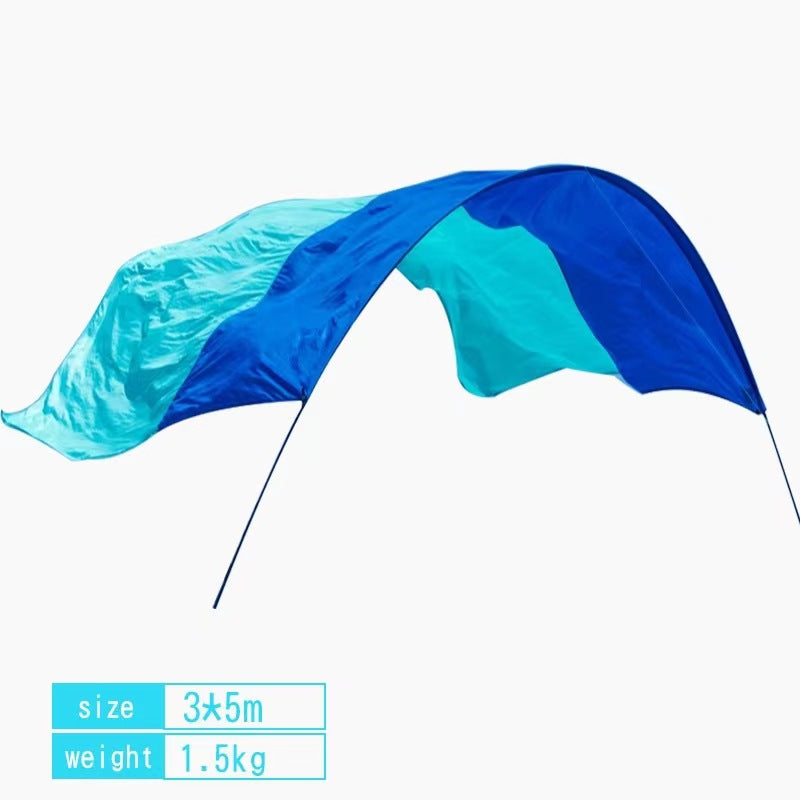 Nylon Waterproof Sunshade Seaside Vacation Beach Canopy Tent - EDC Italia