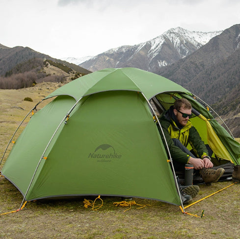 Outdoor Camping And Mountaineering Double Tent For Rainstorm Protection - EDC Italia