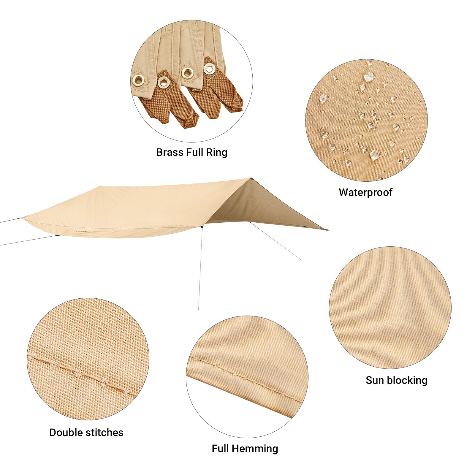Summer Outdoor Travel Sunshade Tent Detachable - EDC Italia