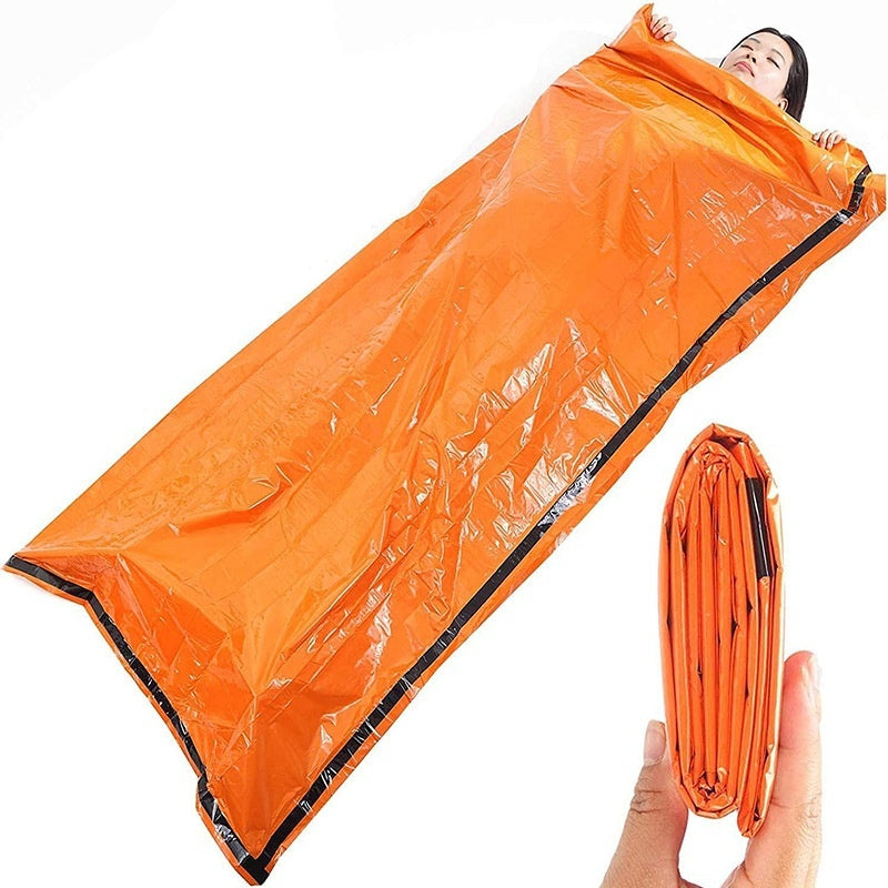 Outdoor Emergency Survival Sleeping Bag Portable Emergency Blanket Hiking