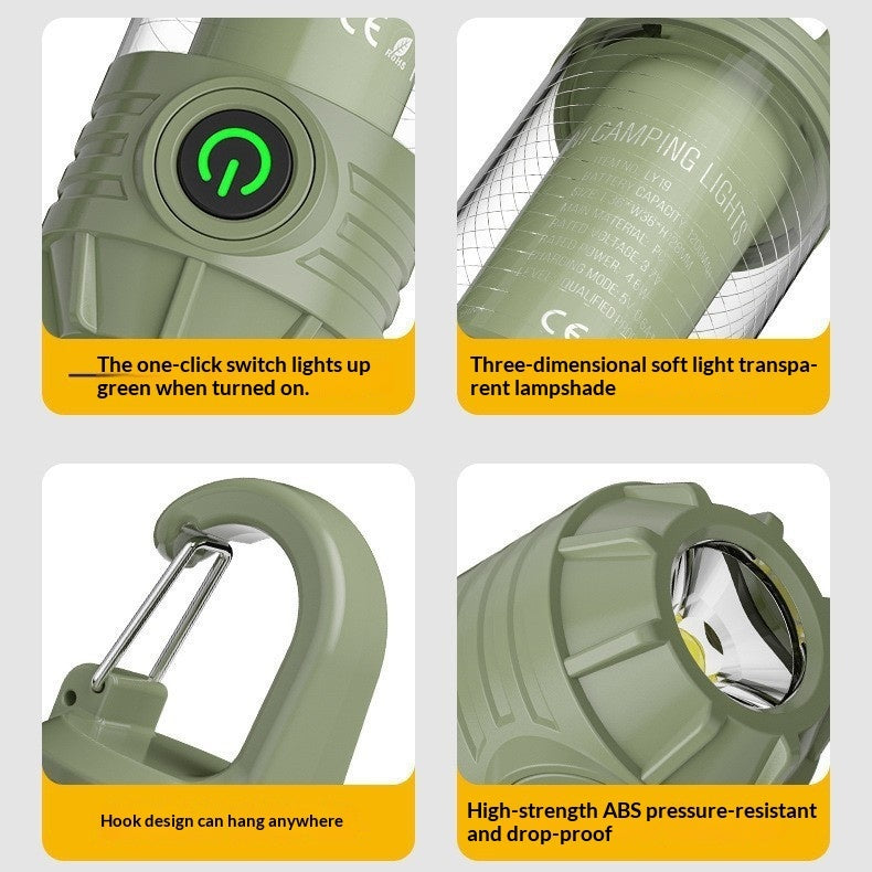 Portable Multi-Source Outdoor Camping Light - EDC Italia