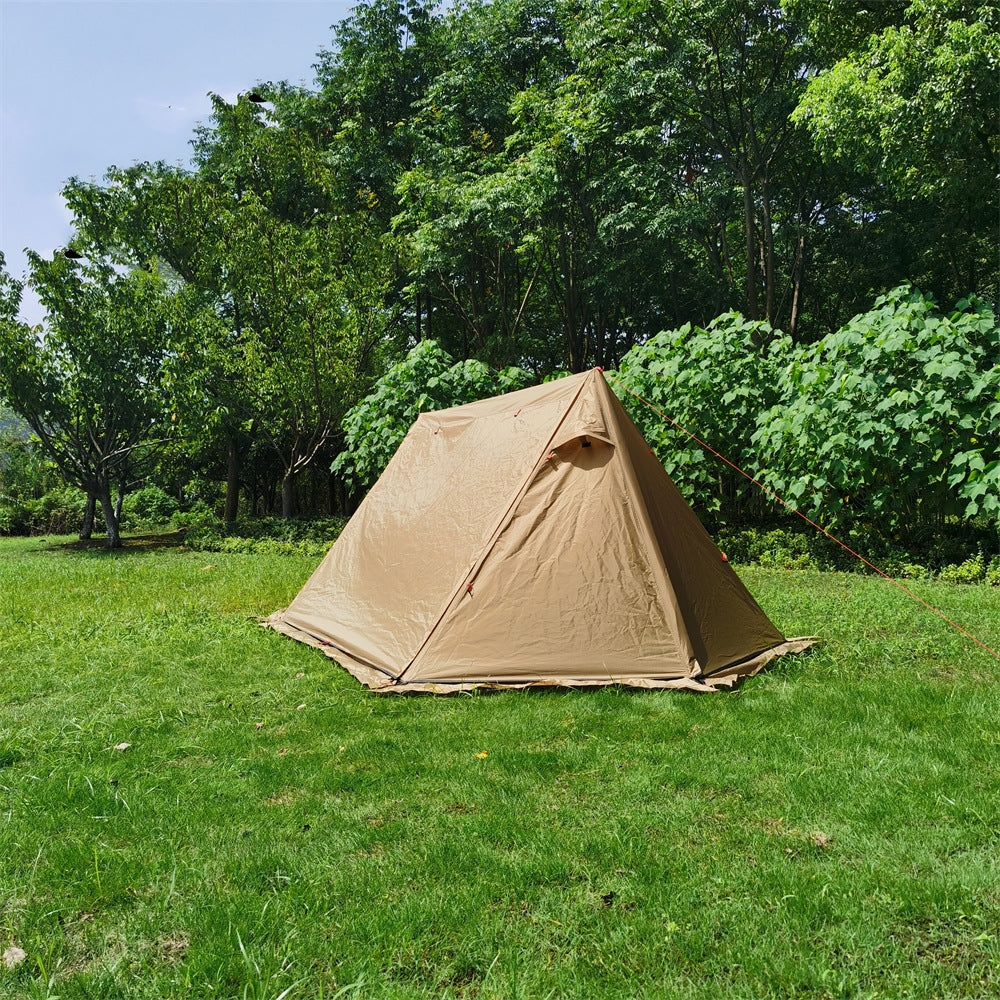 Lightweight Shelter With Snow Skirt Cold Protection In Winter Wild Camping Pyramid Tent - EDC Italia