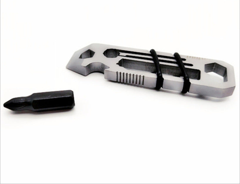 Outdoor equipment camping supplies bottle opener multi-function tool 6-point wrench inside