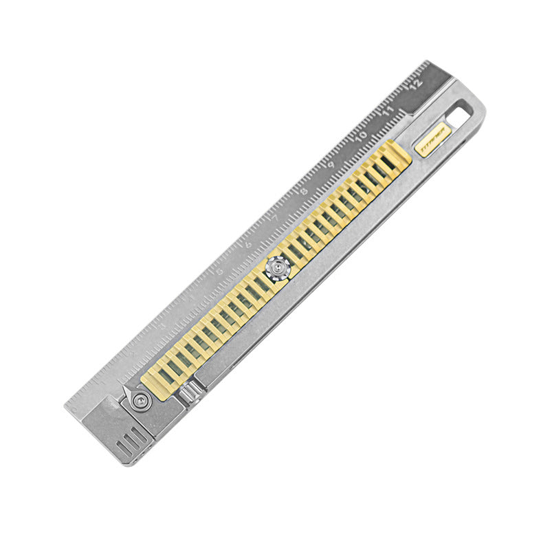 Titanium Alloy Edc Plays With Straight Ruler