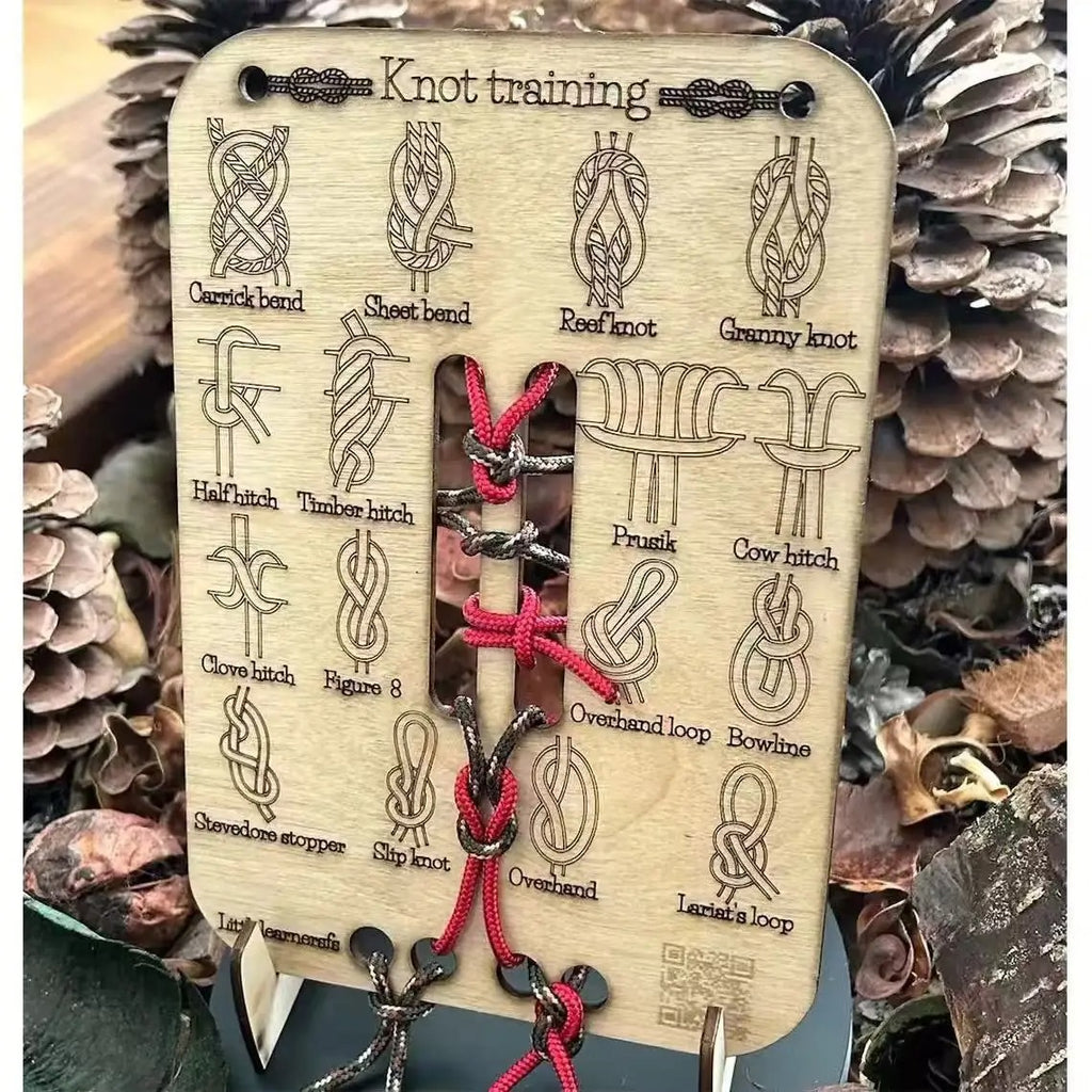Outdoor Survival Camping Knot-tying Practice Tool