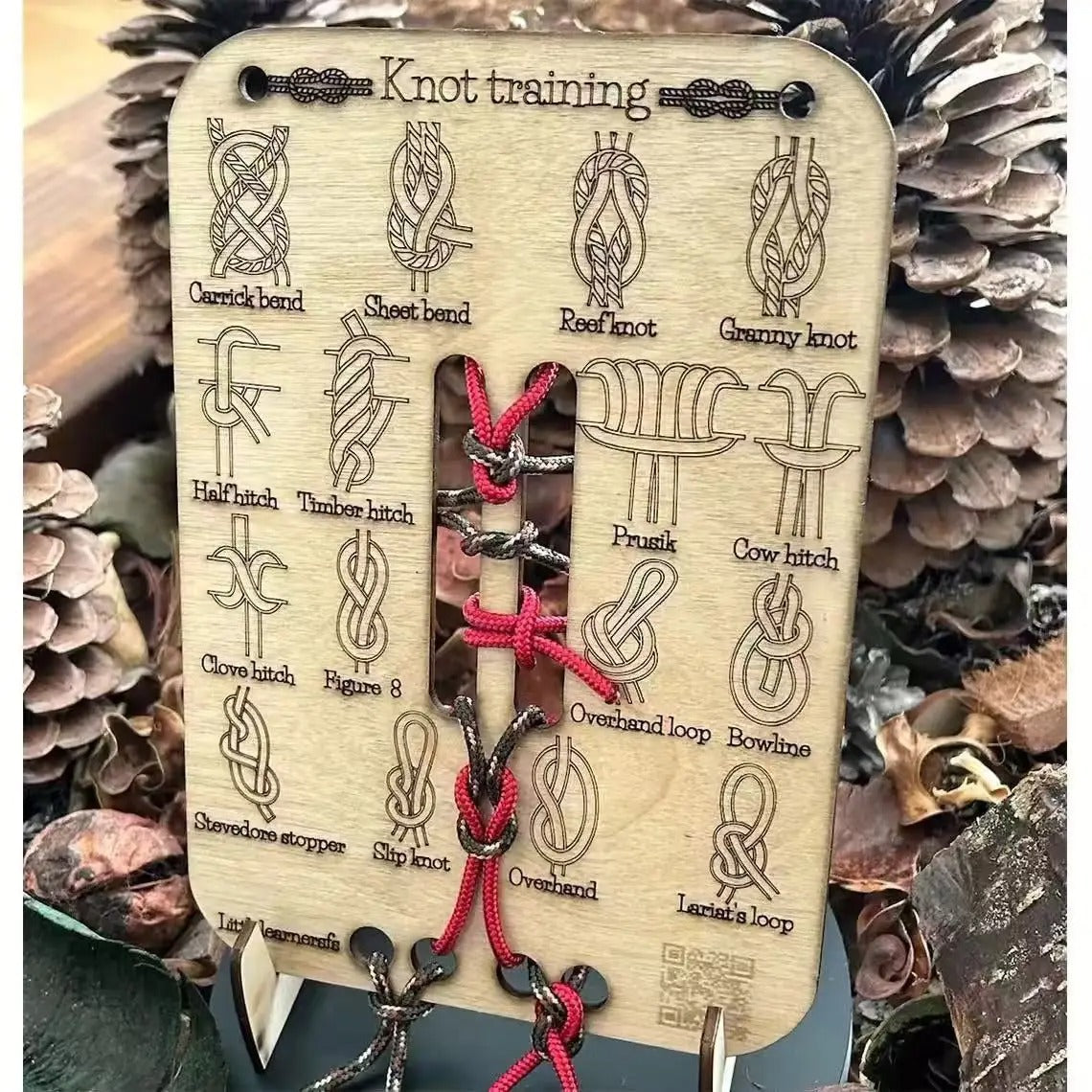Outdoor Survival Camping Knot-tying Practice Tool