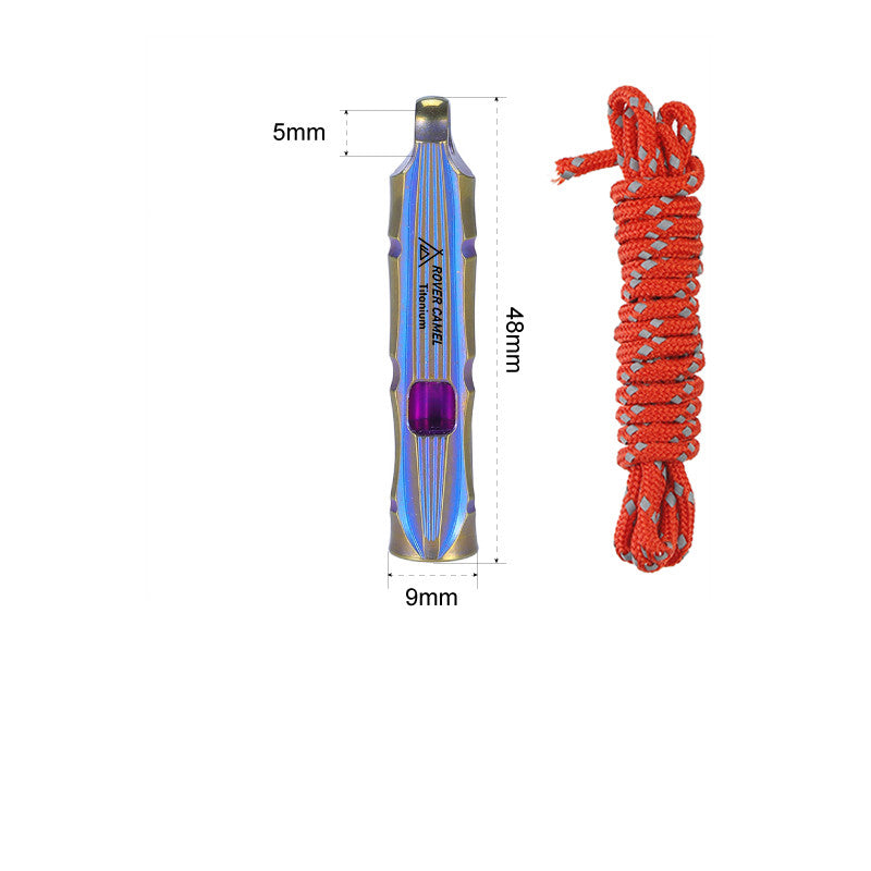 Lightweight Portable Sounding Lanyard Whistle Life Saving Survival  High Frequency Whistle