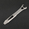 Defensive TC4 Titanium Alloy Crowbar Outdoor Survival