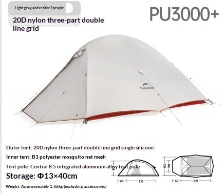 Single And Double Hiking Tent Ultra-light Outdoor Camping - EDC Italia