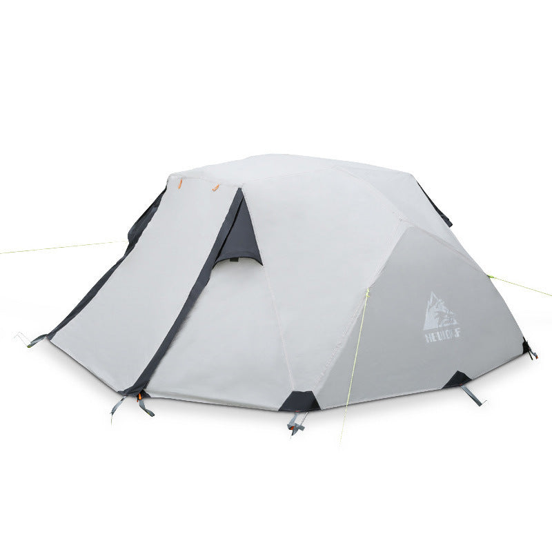 Double-layer Aluminum Pole Multi-person Outdoor Camping Tent - EDC Italia
