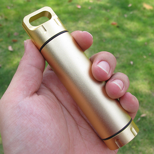 CNC All-metal Outdoor Survival Equipment EDC Sealed Tank